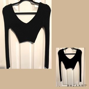 Long sleeve thick material top